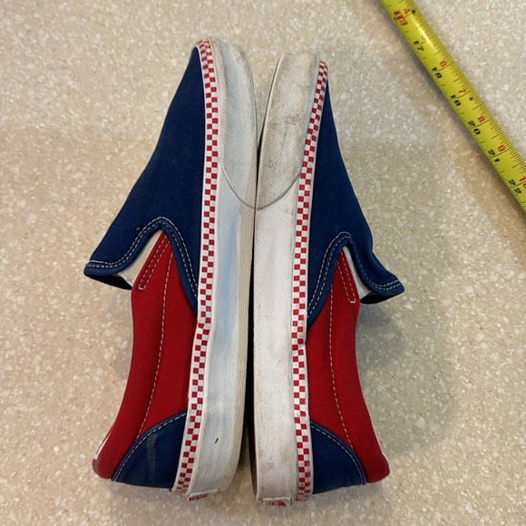 Vans Racing Slip Ons Sneakers Womens 8.5 Men’s 6.5 - Picture 4 of 8